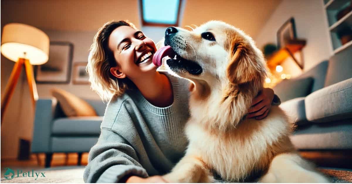 why do dogs lick your face